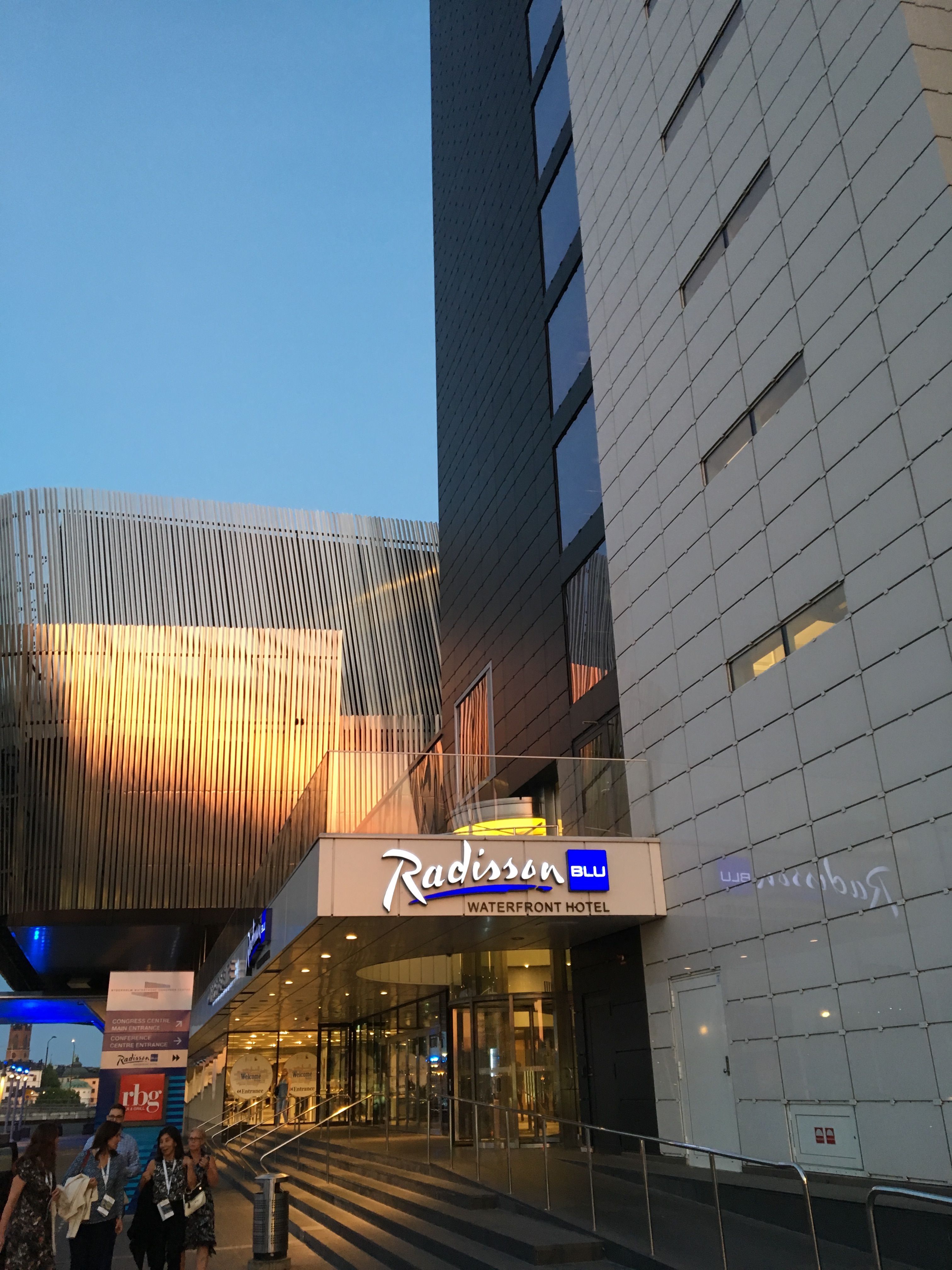 Kongresové centrum v Stockholmu (Radisson Waterfront Hotel)