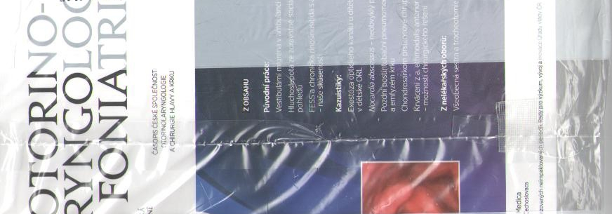 Časopis Otorinolaryngologie a&nbsp;Foniatrie elektronicky