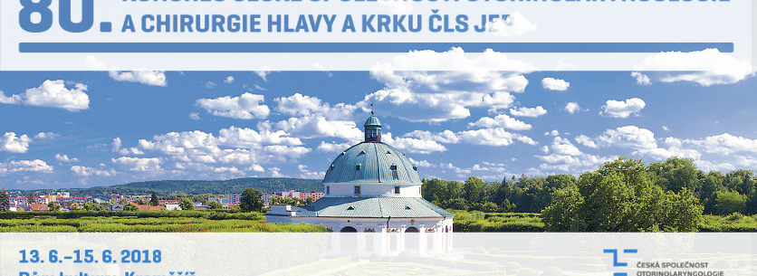 80.&nbsp;kongres České společnosti otorinolaryngologie a&nbsp;chirurgie hlavy a&nbsp;krku ČLS JEP
