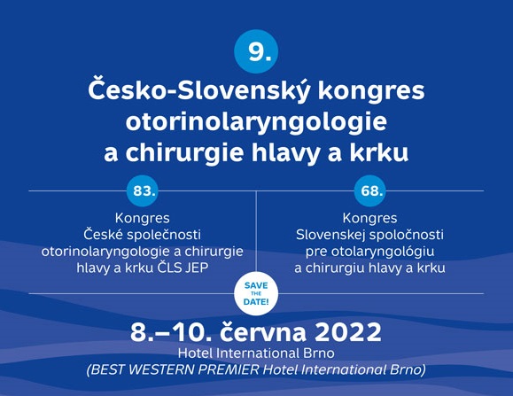 9. Česko-Slovenský kongres otorinolaryngologie a chirurgie hlavy a krku