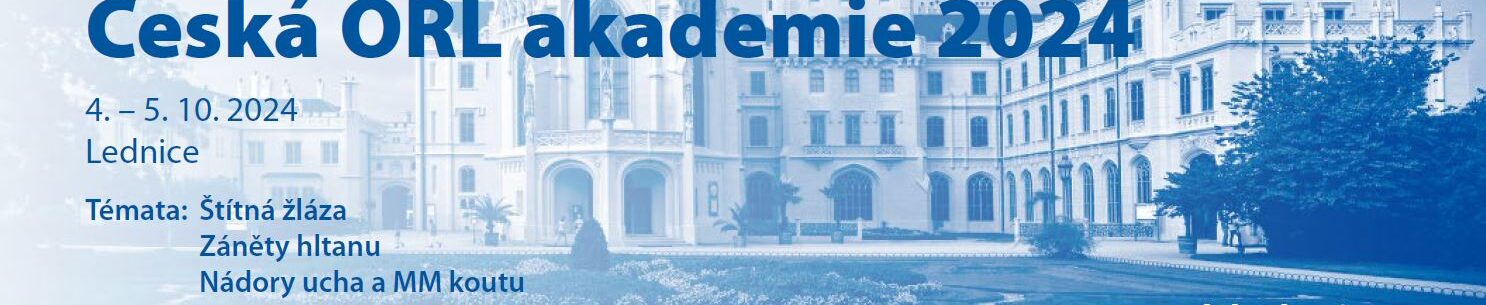 Česká ORL akademie 2024