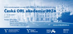 Pozvanka Česká ORL akademie 2024