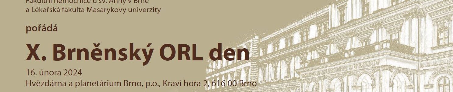 X. Brněnský ORL den