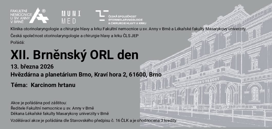 XII. Brněnský ORL den